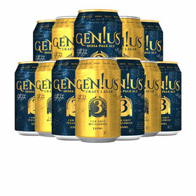 Genius Brewing Mixed Case 12 Pack (330ml x 12)