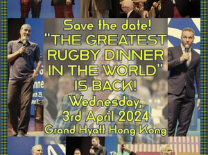 The Greatest Rugby Dinner in the World